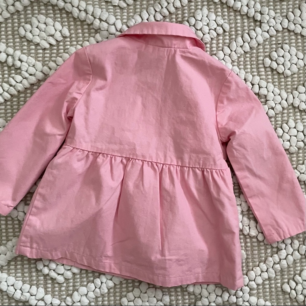 Gymboree pink retro peplum Spring coat ✨HP!✨ - Picture 4 of 5